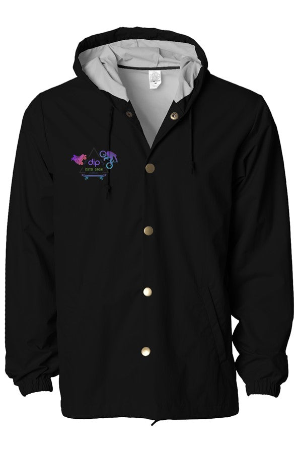 Water Resistant Hooded Windbreaker