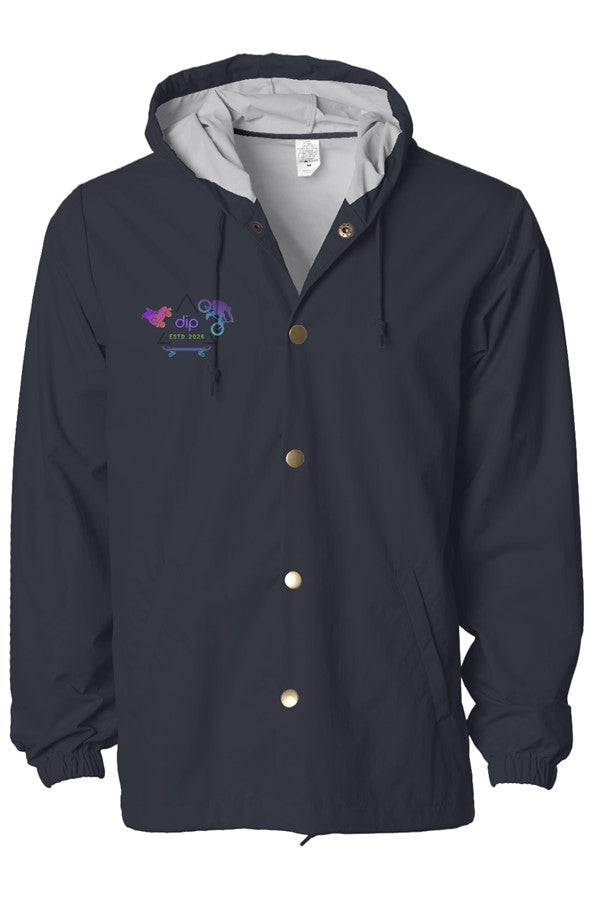 Water Resistant Hooded Windbreaker