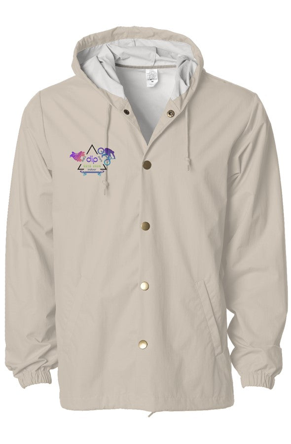 Water Resistant Hooded Windbreaker